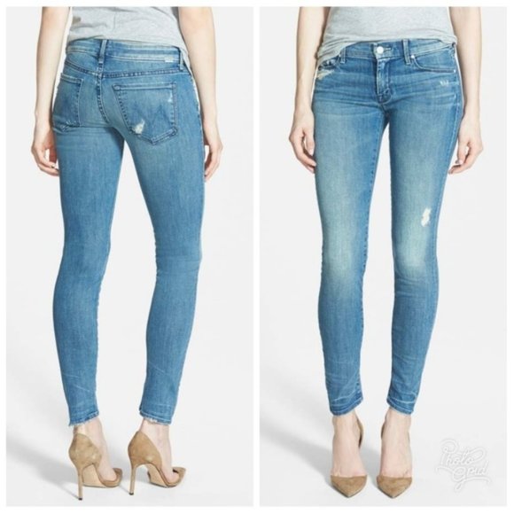 Mother The Looker Distressed Jeans - Picture 2 of 11